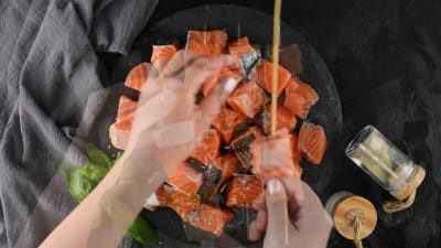 A fantastic overhead recipe video for your blog or social media.
