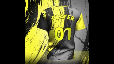 How to Create Black and White Futsal Jersey Design in CorelDraw 