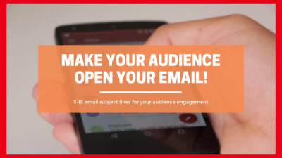 Eye-catching subject lines to boost your email open rate