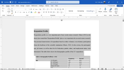 A professional typed document with proper formating. | Upwork