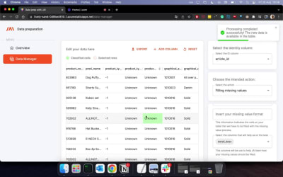 Your e-commerce product catalog cleaned and well-classified