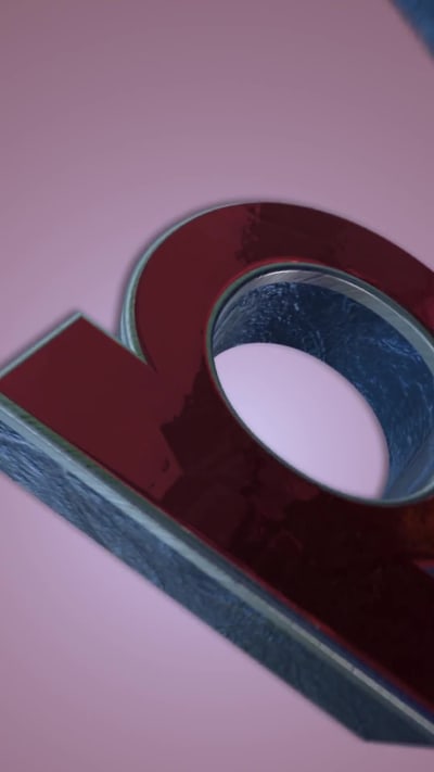 A fascinating 3D animation of your logo