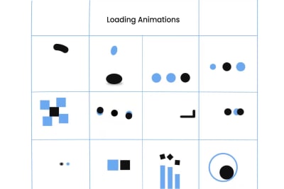 Loading Animation Lottie GIF Animated Loading Animation for Website and ...