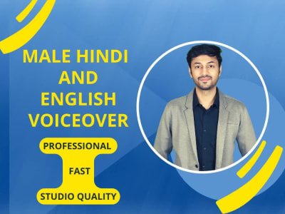 A male professional Hindi and English voiceover | Upwork