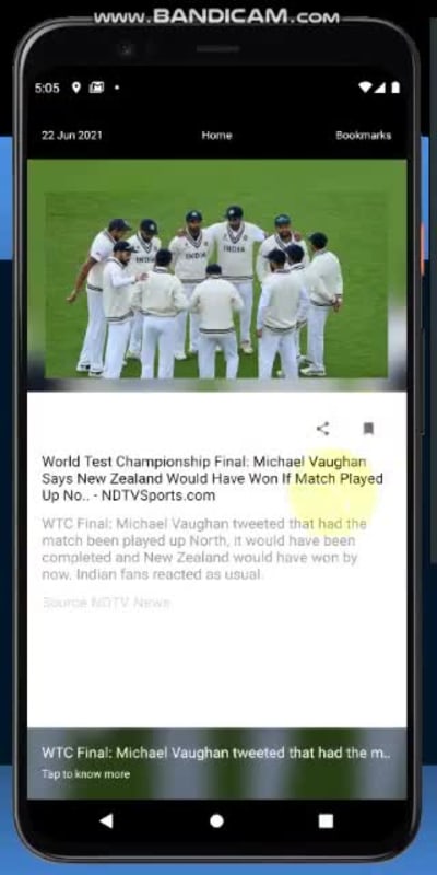 News application inspired from Inshorts