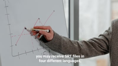 Timed .srt file for subtitles/captions in English, Bengali, Hindi and Urdu.