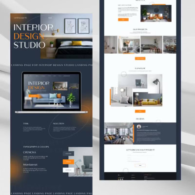 A modern and responsive landing page design | Upwork
