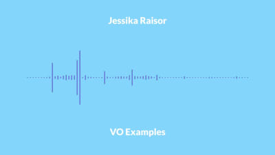 A casual feminine voice to keep your viewers engaged