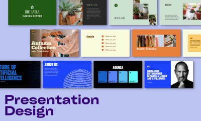 An on-brand and professionally designed presentation/deck (PPT/Keynote)