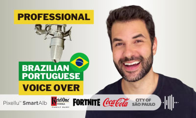 Professional Brazilian Portuguese Voice Over