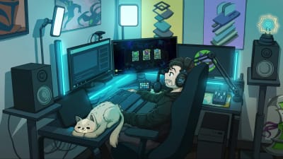 Lofi animation, loop animation, anime animation