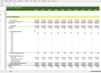 A financial model that drives strategic business decisions