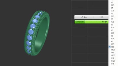 A parametric 3d model with initially defined variables. (Grasshopper 3D)