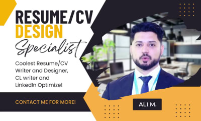 Professional Resume/CV & Cover Letter.