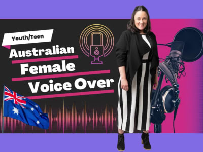 A professional Teen/Youth Australian Female Voice Over