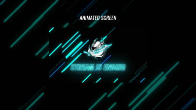 Twitch overlays, facecam, animated for your stream