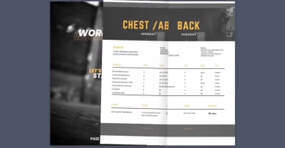 12 weeks training program E-book (23 pages)