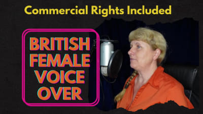 A Professional British Female Voice Over Recording