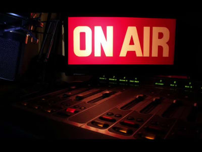 A professional radio or podcast advertisement/commercial