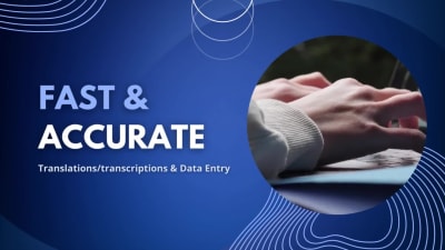 FAST & ACCURATE transcriptions/translations (English - Spanish)| Data entry