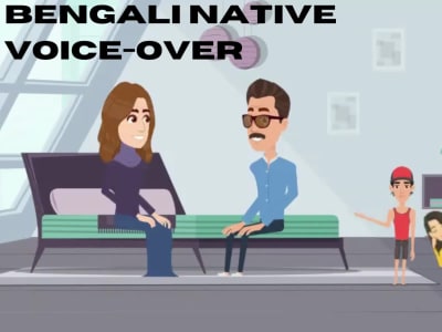Bengali native, Indian accent English Voice-Over, Subtitle for your Content