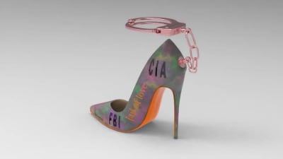 Quality 3d footwear modeling,  Shoes and sneakers rendering and animation