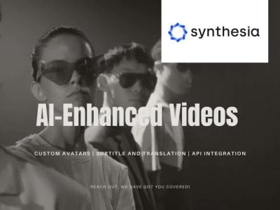 A Creatify, Higgsfield, or Synthesia AI avatar and spokesperson video