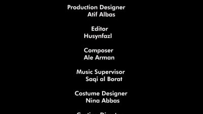 End credit rolls for your film