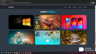 Complete Responsive Personal Portfolio Website using HTML CSS ...