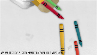 A cinematic lyric video with custom typography and visual effects