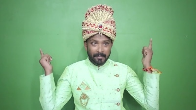 Awesome GREEN SCREEN spokesperson video as a king male actor
