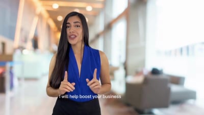 An amazing  spokesperson video in spanish