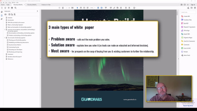 A professionally written and designed white paper/report/ebook