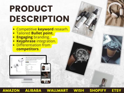 Creative and Original SEO Optimized High-converting Product Descriptions