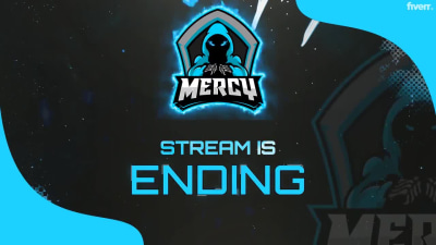 Twitch mascot logo design or overlay, panels, banner for mixer and stream