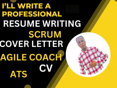 Professional resume writing, scrum, agile coach, PMP, cover letter