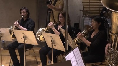 Professional brass section recording