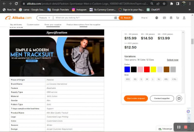 Product Listing Work On Alibaba