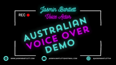 A warm and energetic voice over with Australian accent