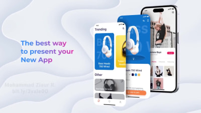 A fresh and professional app promo video