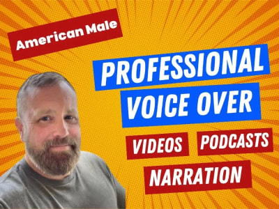 A Deep American Male Voice Over