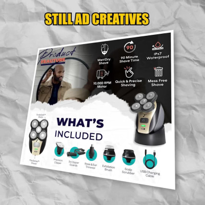 Still ad creative static facebook ads