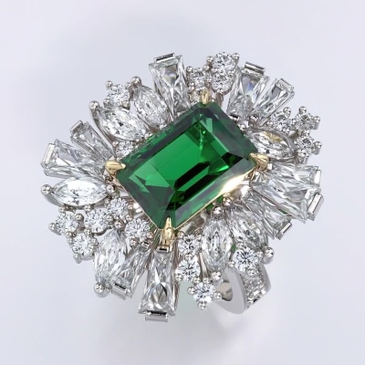 Jewellery  CAD design +CGI rendering and 360 video render