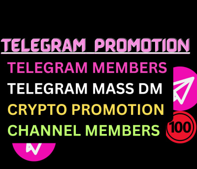 Telegram promotion crypto marketing telegram ico promotion nft marketing
