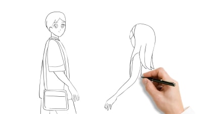 Creation of original doodle animation in real time