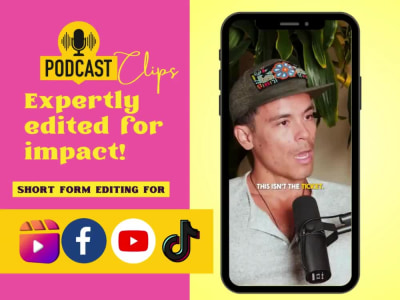 Captivating podcast clips, expertly edited for impact!