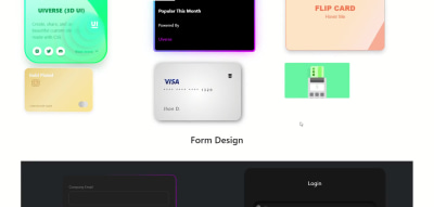 Creative HTML/CSS Card Design Project | Upwork
