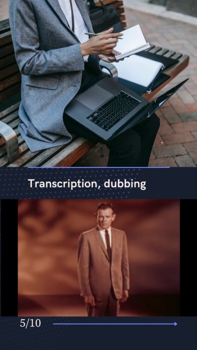 Perfect English - French transcription in 2 hours