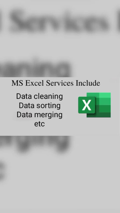 A ms excel data cleaning and formatting, merging, splitting, sorting ...