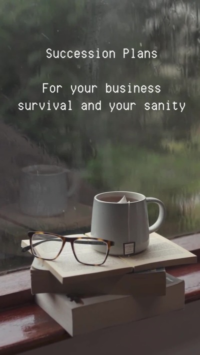 A succession plan that will enable you to have a holiday or exit business